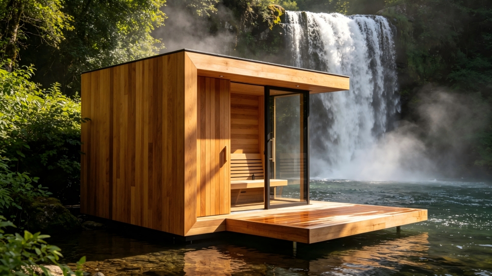  Outdoor Cedar Infrared Sauna